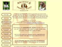 Tablet Screenshot of ancientandmodernwines.co.uk